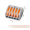 10/30/50/100 pcs Electrical Wire Connector Push-in Terminal Block Universal Fast Wiring Cable Connectors For Cable Connection
