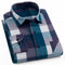 2021 Spring Autumn Plaid Shirt Men Cotton New Male Casual Long Sleeve Shirt  High Quality  Man Clothes