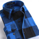2021 Spring Autumn Plaid Shirt Men Cotton New Male Casual Long Sleeve Shirt  High Quality  Man Clothes