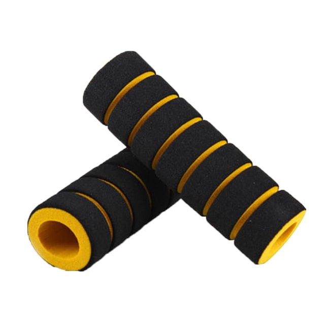 2Pc/1pair Bike Racing Bicycle Motorcycle Handle Bar Foam Sponge Grip Cover Non-slip Soft Handlebar Bike Bar wholesale