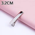 30PCS/Lot High Quality Hair Clips DIY Iron Hairpins 3.2-5.5cm Basic Barrettes Cool Girls Silver-Color Ornament Women Accessories