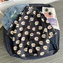 Daisy Printed Hawaiian Beach Shirt for Men 2020 Summer Short Sleeve 3XL Aloha Shirts Mens Holiday Vacation Clothing Chemise