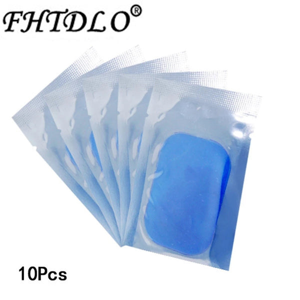 5 Pair(10pc)  Replacement Gel Pads For EMS Trainer Abdominal Muscle Stimulator Exerciser Replacement Massage Gel Patch