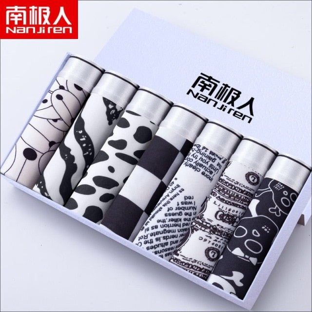 Boxershorts Men Cartoon Printed Breathable Comfortable Underwear Man Boxers Elastic Shorts Underpants Male Soft Boxer Panties