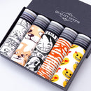 Boxershorts Men Cartoon Printed Breathable Comfortable Underwear Man Boxers Elastic Shorts Underpants Male Soft Boxer Panties