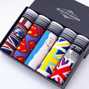 Boxershorts Men Cartoon Printed Breathable Comfortable Underwear Man Boxers Elastic Shorts Underpants Male Soft Boxer Panties