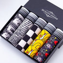 Boxershorts Men Cartoon Printed Breathable Comfortable Underwear Man Boxers Elastic Shorts Underpants Male Soft Boxer Panties