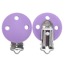 TYRY.HU Round/Heart Silicone Clip 3 Pcs/Set Of Pacifier Clip BPA-Free Silicone Dummy Baby Pacifier Chain DIY Accessories