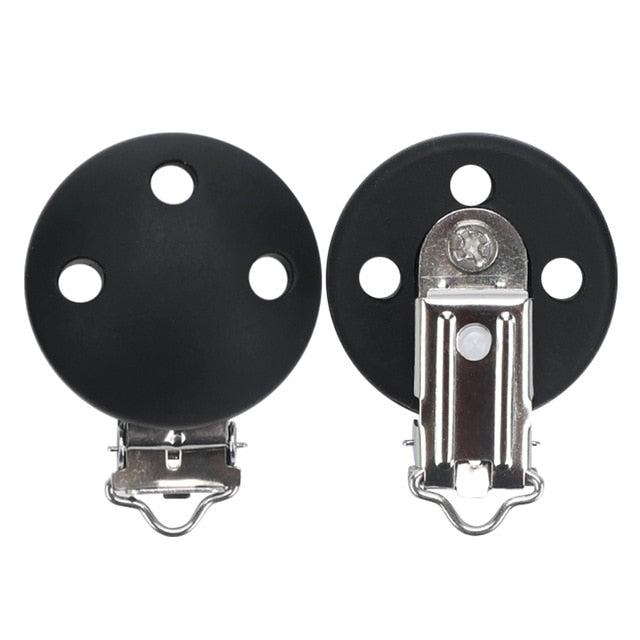 TYRY.HU Round/Heart Silicone Clip 3 Pcs/Set Of Pacifier Clip BPA-Free Silicone Dummy Baby Pacifier Chain DIY Accessories