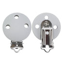 TYRY.HU Round/Heart Silicone Clip 3 Pcs/Set Of Pacifier Clip BPA-Free Silicone Dummy Baby Pacifier Chain DIY Accessories