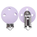 TYRY.HU Round/Heart Silicone Clip 3 Pcs/Set Of Pacifier Clip BPA-Free Silicone Dummy Baby Pacifier Chain DIY Accessories