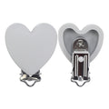 TYRY.HU Round/Heart Silicone Clip 3 Pcs/Set Of Pacifier Clip BPA-Free Silicone Dummy Baby Pacifier Chain DIY Accessories