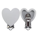 TYRY.HU Round/Heart Silicone Clip 3 Pcs/Set Of Pacifier Clip BPA-Free Silicone Dummy Baby Pacifier Chain DIY Accessories