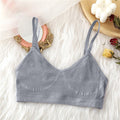 FINETOO Seamless Tank Tops Women Bra Sexy Underwear Adjustable Strap Wire Free Bralette Female Lingerie Intimates Brassiere S-XL