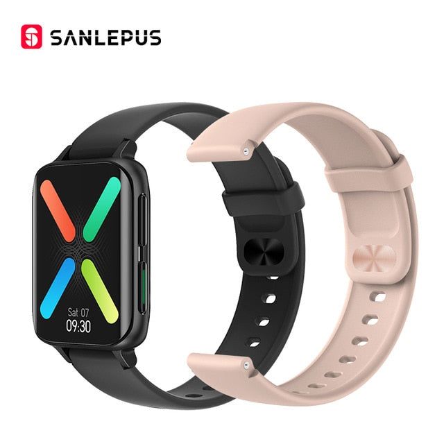 SANLEPUS 2021 NEW Bluetooth Calls Smart Watch Men Women Waterproof Smartwatch MP3 Player For OPPO Android Apple Xiaomi Huawei