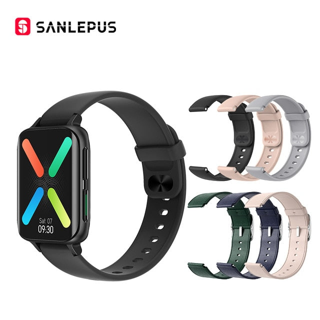 SANLEPUS 2021 NEW Bluetooth Calls Smart Watch Men Women Waterproof Smartwatch MP3 Player For OPPO Android Apple Xiaomi Huawei