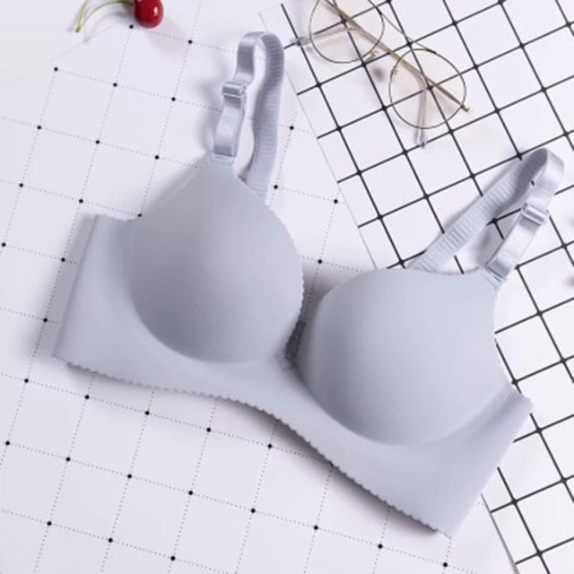 Women's Underwear Push Up Bra Sexy Lingerie Seamless Bras Bralette Deep U Cup 38C Girls Fashion Intimates Clothing