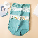 LANGSHA Plus Size M-5XL Panties Women Cotton High Waist Slimming Underwear Girls Seamless Briefs Sexy Female Breathable Lingerie