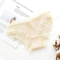 Seamless Cute Bow Girls Briefs Women's Cotton Ultra Soft Briefs Sexy Lace Panties Bikini Soft Comfort Lingerie Fashion Women