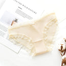 Seamless Cute Bow Girls Briefs Women's Cotton Ultra Soft Briefs Sexy Lace Panties Bikini Soft Comfort Lingerie Fashion Women