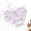 Seamless Cute Bow Girls Briefs Women's Cotton Ultra Soft Briefs Sexy Lace Panties Bikini Soft Comfort Lingerie Fashion Women