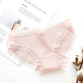Seamless Cute Bow Girls Briefs Women's Cotton Ultra Soft Briefs Sexy Lace Panties Bikini Soft Comfort Lingerie Fashion Women