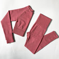 2/3/4PCS Seamless Women Yoga Set Workout Sportswear Gym Clothes Fitness Long Sleeve Crop Top High Waist Leggings Sports Suit