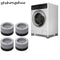 4PCS Foot Pads Washing Machine Anti Vibration Silent Anti Slip Foot Pad Universal Fixed Washer Pad For Dryers Bathroom Products