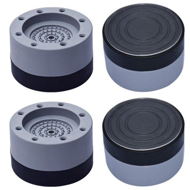 4PCS Foot Pads Washing Machine Anti Vibration Silent Anti Slip Foot Pad Universal Fixed Washer Pad For Dryers Bathroom Products