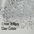 2021 New All Sizes 1440pcs Crystal Chaton Nail Art Rhinestone Micro Manicure Decoration Tiny Mini Rhinestones Glass