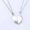 1Pair Magnetic Couple Heart Shape Necklace Gothic Punk Style For Men Jewelry Wedding Lovers Couples Valentine's Day gift Gifts