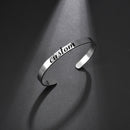 Custom Personalized Engraving Name Letter Bracelet Stainless Steel  Name Bracelet For Men Women Letters Fashion Jewelry Gift