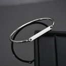 Custom Personalized Engraving Name Letter Bracelet Stainless Steel  Name Bracelet For Men Women Letters Fashion Jewelry Gift