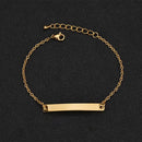 Custom Personalized Engraving Name Letter Bracelet Stainless Steel  Name Bracelet For Men Women Letters Fashion Jewelry Gift