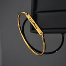 Custom Personalized Engraving Name Letter Bracelet Stainless Steel  Name Bracelet For Men Women Letters Fashion Jewelry Gift