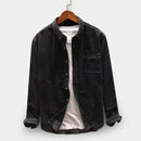 Men's Cotton Linen Shirts Long Sleeve Men Casual Slim Mandarin Collar Shirts High Quality Summer Beach Shirt plus size 6xl