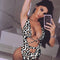 2021 Hollow Sexy Swimwear Women Bandage Padded One Piece Swimsuit Monokini Biquini Traje De Bano Mujer Trikini Badpak Femme