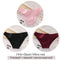 FINETOO M-2XL Women Cotton Underwear 3Pcs/set Comfortable Panties Ladies Plus Size Underpants Solid Color Briefs Female Lingerie