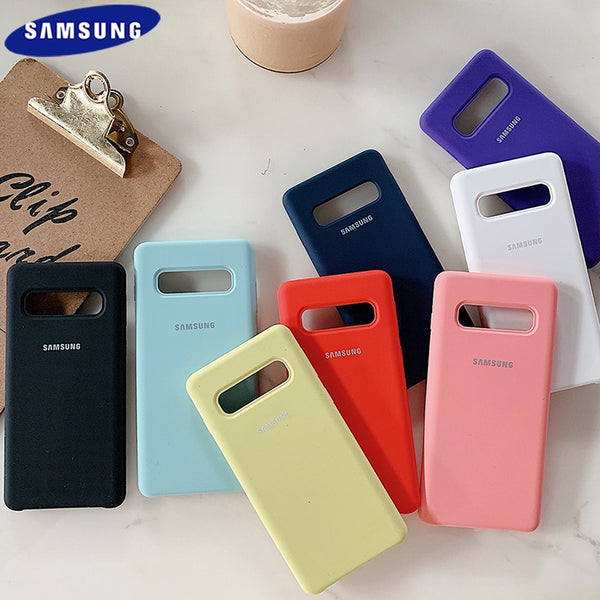 Samsung S10 Plus Case Original Liquid Silicone Soft Protection Back Cover Samsung Galaxy S10e S9 S8 Plus S7 Edge Note 8 9 Shell