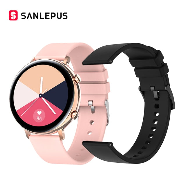 SANLEPUS 2021 New Smart Watch Bluetooth Calls Men Women Waterproof Smartwatch ECG PPG Fitness Bracelet For Android Apple Samsung