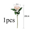 2021 Beautiful Rose Peony Artificial Silk Flowers Small bouquet flores Home Party Spring Wedding Decoration  Fake Flower