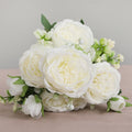 2021 Beautiful Rose Peony Artificial Silk Flowers Small bouquet flores Home Party Spring Wedding Decoration  Fake Flower