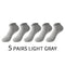 5 Pairs/Set Men's Cotton Short Socks Thin Black White Business Men Boat Sock Soft Breathable Solid Color Summer Male Ankle Socks