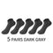 5 Pairs/Set Men's Cotton Short Socks Thin Black White Business Men Boat Sock Soft Breathable Solid Color Summer Male Ankle Socks