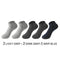 5 Pairs/Set Men's Cotton Short Socks Thin Black White Business Men Boat Sock Soft Breathable Solid Color Summer Male Ankle Socks