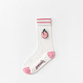 New Fashion Harajuku High Quality Creative Crystal Silk Tide Socks Sunflowers Vines Flowers Animal Fruit Glass Silk Women SockS