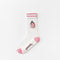 New Fashion Harajuku High Quality Creative Crystal Silk Tide Socks Sunflowers Vines Flowers Animal Fruit Glass Silk Women SockS