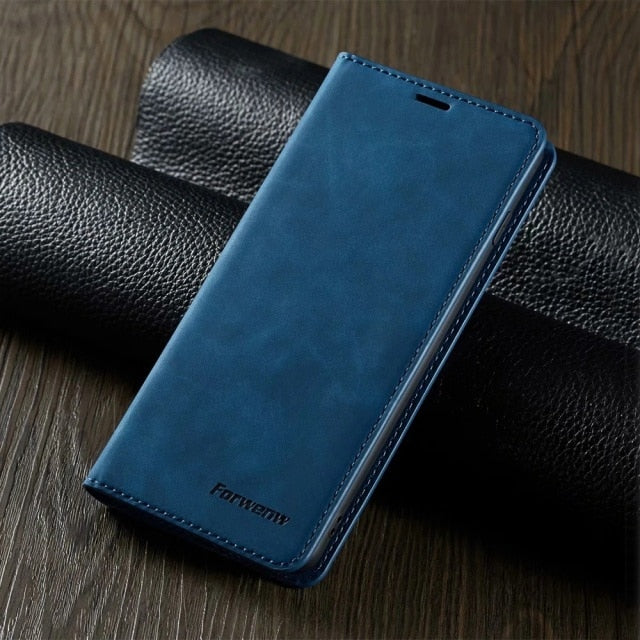 Ultra Slim Leather Case for Samsung A71 A51 A41 A01 S10e Note 20 S21 Ultra S20 S10 Plus Flip Cover A70 A50 A40 A20e A10 S9 S8 S7