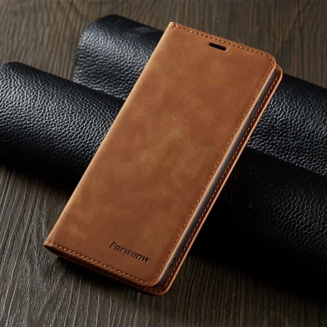 Ultra Slim Leather Case for Samsung A71 A51 A41 A01 S10e Note 20 S21 Ultra S20 S10 Plus Flip Cover A70 A50 A40 A20e A10 S9 S8 S7