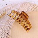 2021 Korean Solid Big Hair Claws Elegant Frosted Acrylic Hair Clips Hairpins Barrette Headwear for Women Girls Hair Accessories